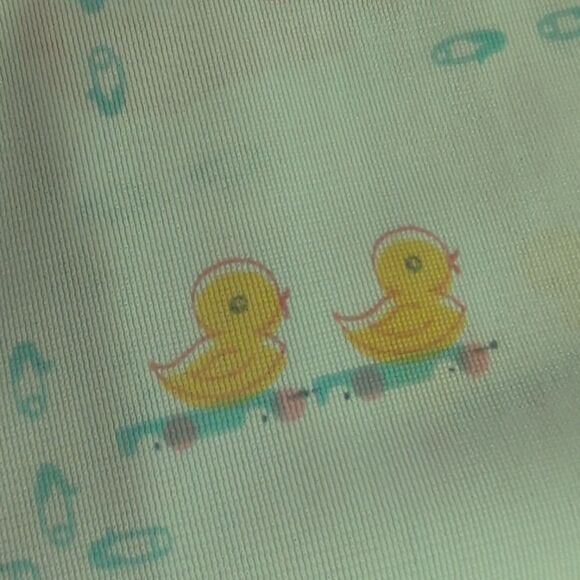 Vintage MCM Lot Of 3 Bolts Of Baby Sheer Nursery Baby Animal Print Material Rare - Picture 8 of 12